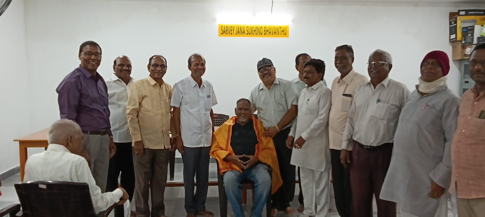 Felicitating K. Vijayanad Garu with birthday greetings.jpg